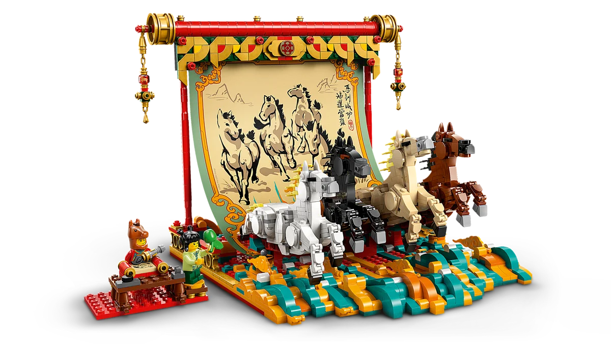 LEGO® 80119 Galloping Horse Canvas - zdjęcie 8