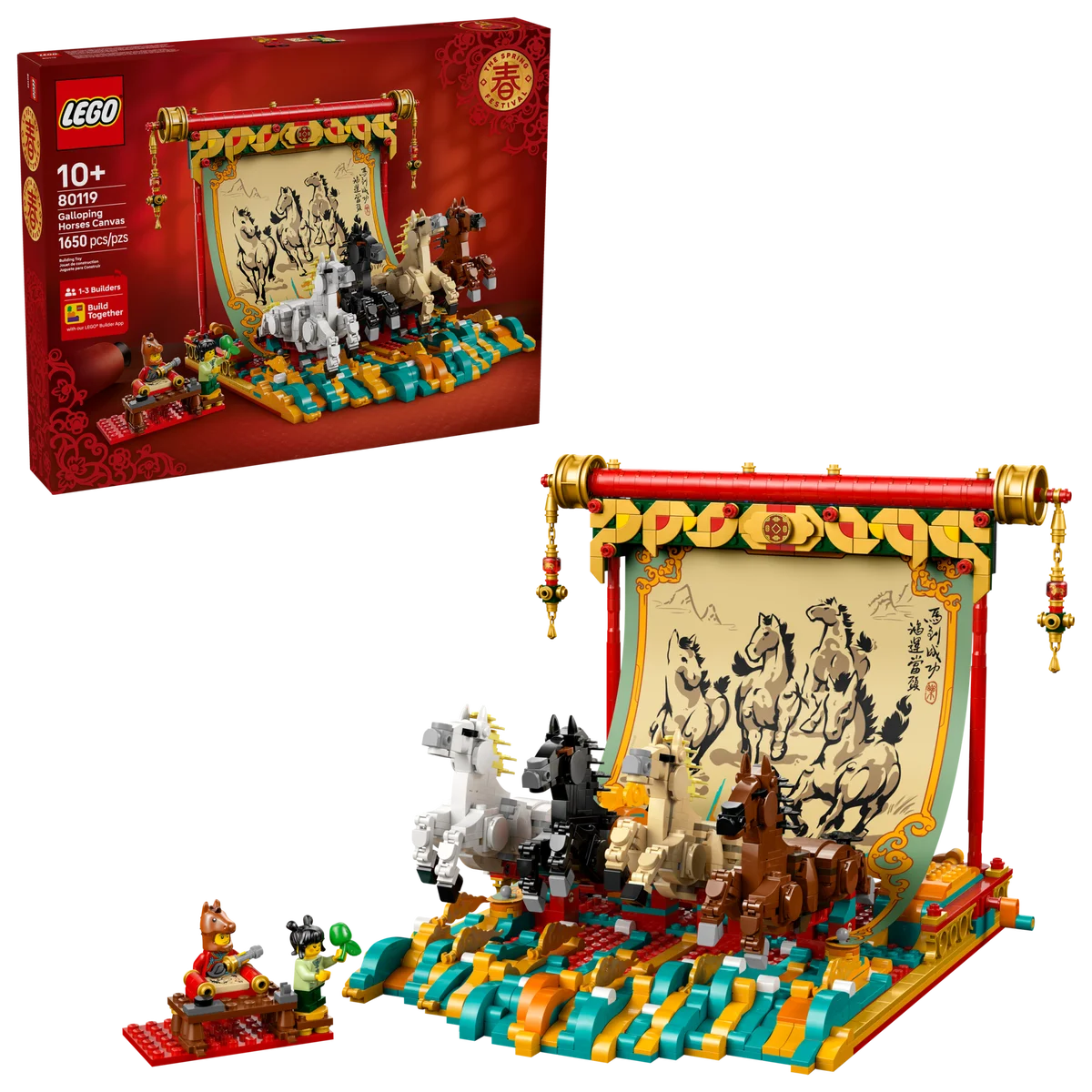LEGO® 80119 Galloping Horse Canvas - zdjęcie 9