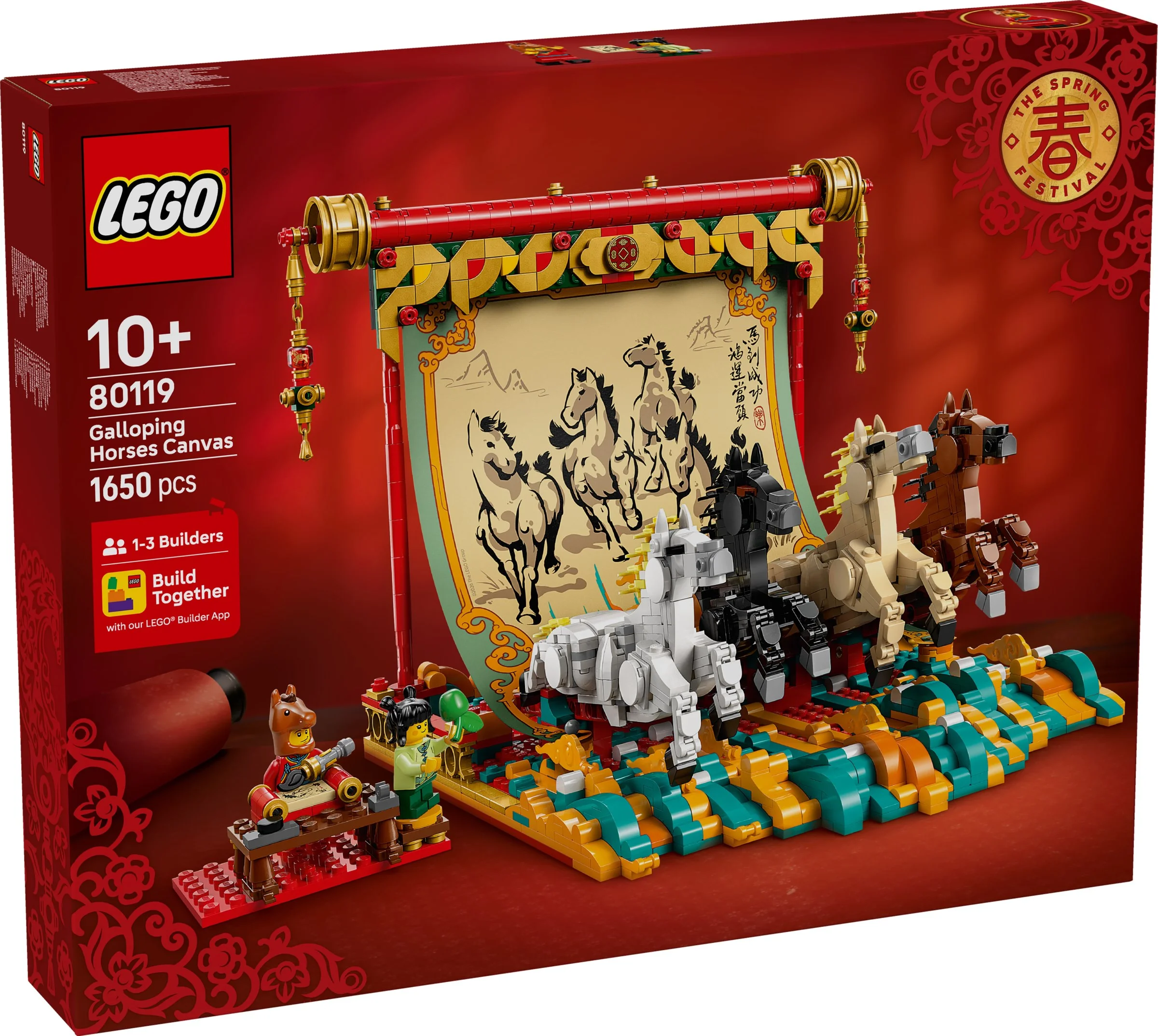 LEGO® 80119 Galloping Horse Canvas - zdjęcie 2