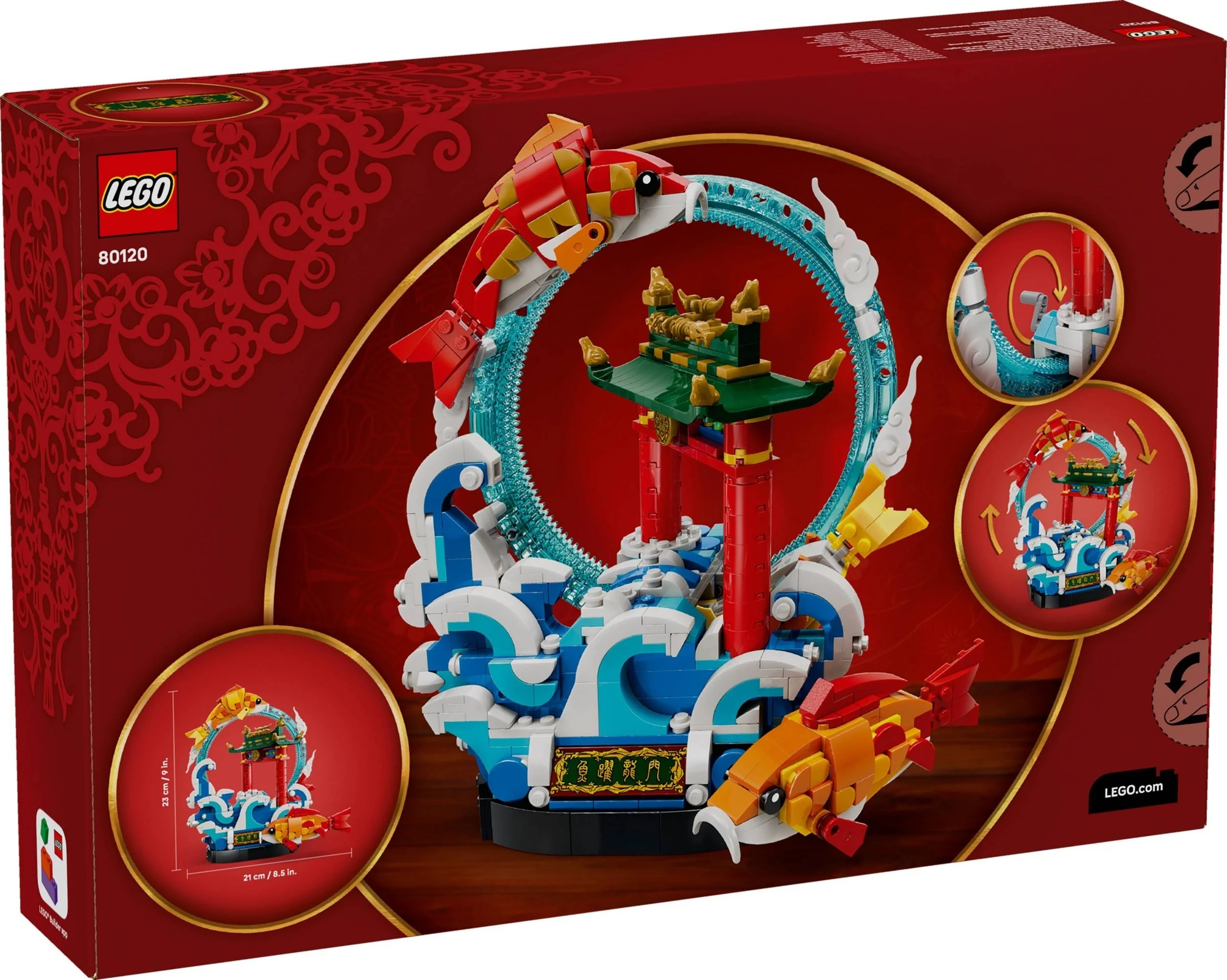LEGO® 80120 Karp przeskakujący przez Smoczą Bramę - zdjęcie 1
