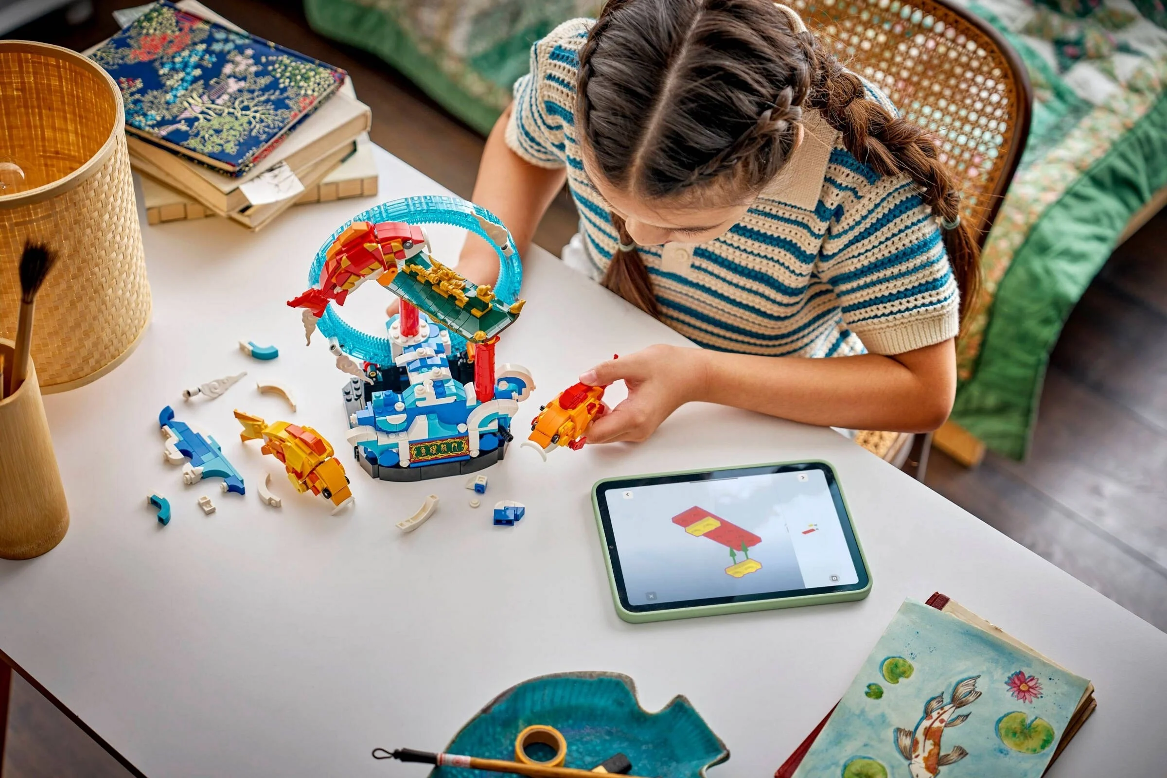 LEGO® 80120 Karp przeskakujący przez Smoczą Bramę - zdjęcie 3