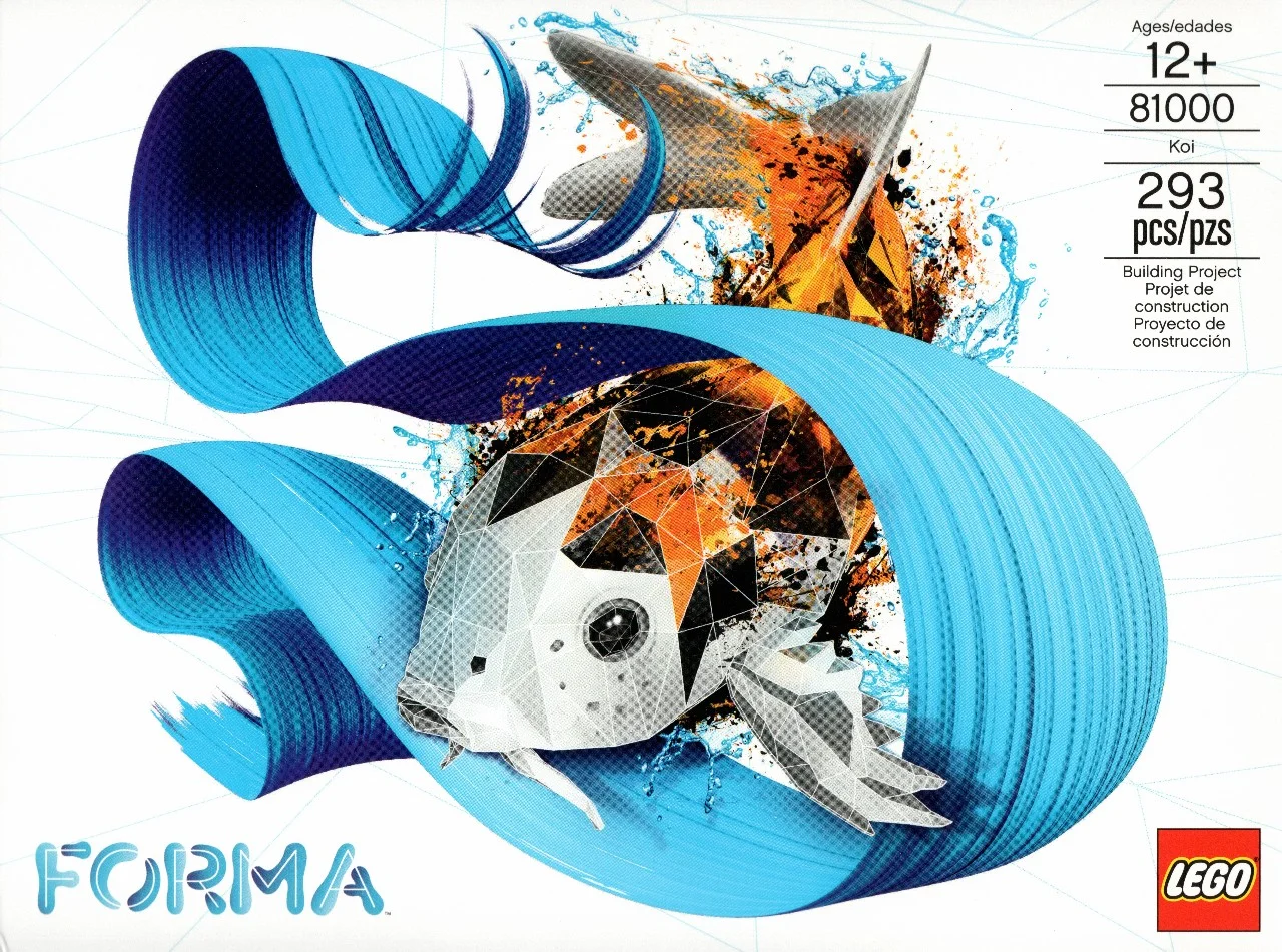 LEGO® 81000 Lego Forma Technic Koi Misb karp ryba Japońska rybka Japonia - zdjęcie 1
