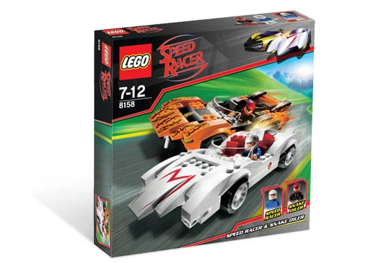 LEGO® 8158 Unikat Lego Speed Racer & Snake Oiler Racers Misb 2008 - zdjęcie 2