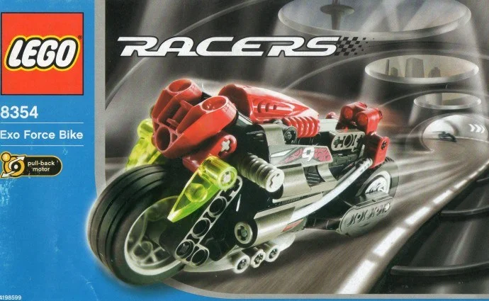 LEGO® 8354 Technic Motocykl Misb Motor 2003 mikołaj choinka - zdjęcie 1