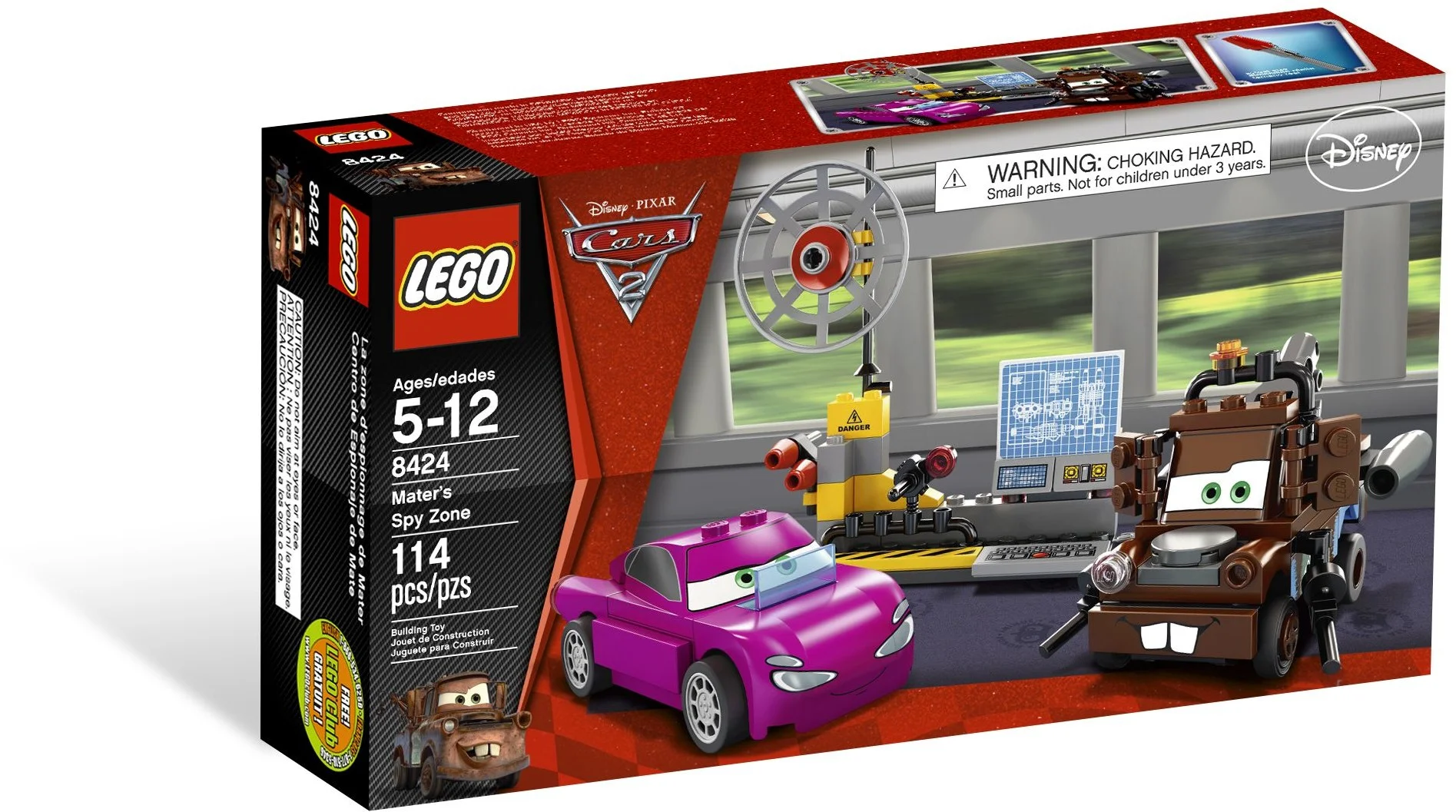 LEGO® 8424 Cars Złomek Superszpieg Disney Misb 2011 mikołaj choinka - zdjęcie 10