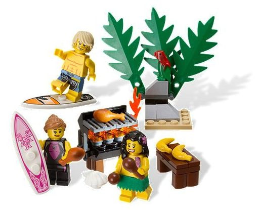 Minifigure Beach Accessory Pack