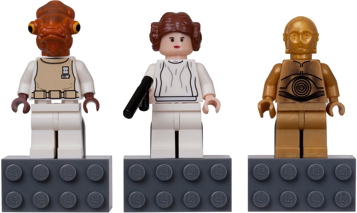 LEGO® 852843 Wars magnes minifigurki Misb Ackbar C-3PO Leia 2010 - zdjęcie 1