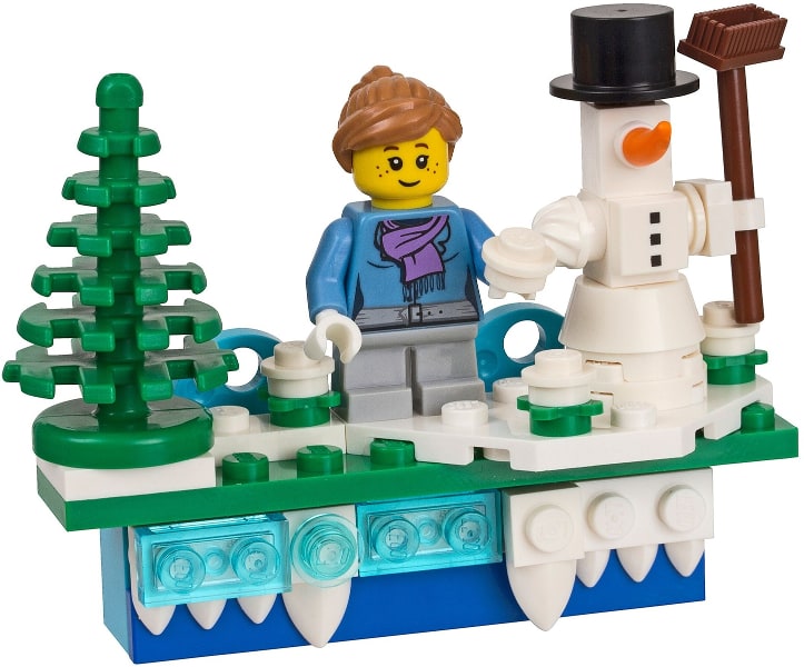 Nowy Lego Kultowy świąteczny magnes zimowy bałwan Misb 2017 unikat