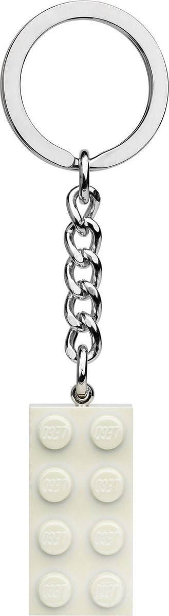 LEGO® 854084 Klocek 2x4 biały metaliczny - zdjęcie 1