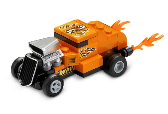 LEGO® 8641 Lego Racers Tiny Turbos Speed Champions Hot-Rod 1:55 autko Misb 2005 - zdjęcie 3