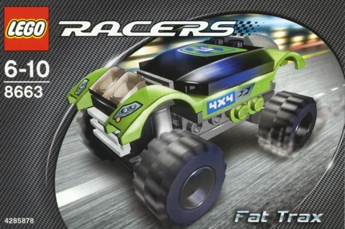 LEGO® 8663 Lego Racers Tiny Turbos Speed Champions Samochód 1:55 autko Misb 2006 - zdjęcie 1