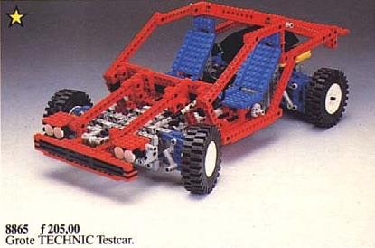 LEGO® 8865 Lego samochód testowy unikat 1988 rok technic - zdjęcie 1