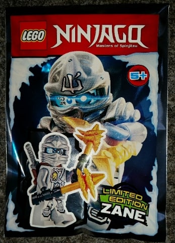Nowy Lego Ninjago Zane unikat saszetka