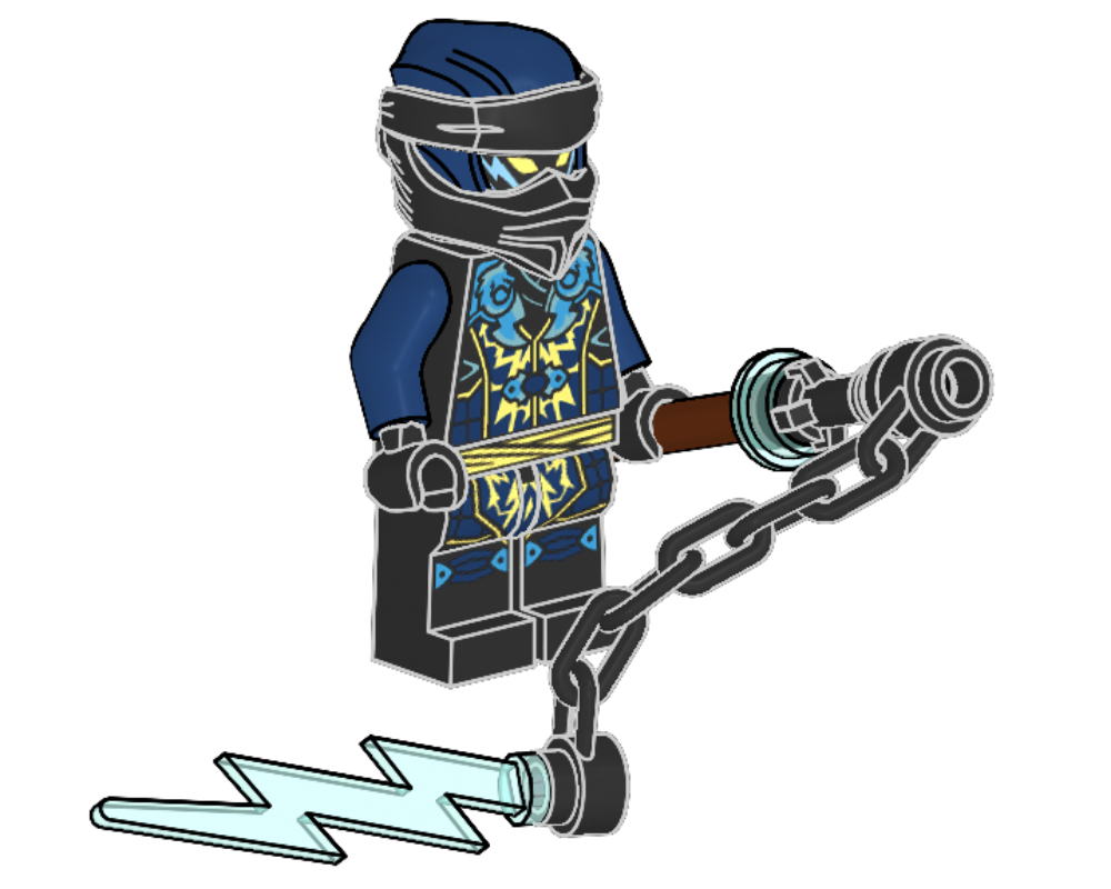 Minifigure Polybag Jay broń nowa saszetka