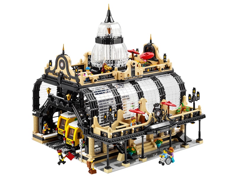Klocki Lego Bricklink zestaw Dworzec kolejowy Studgate