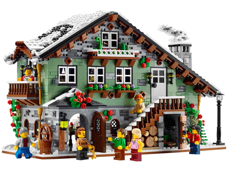 Lego BrickLink Zimowy domek Unikat