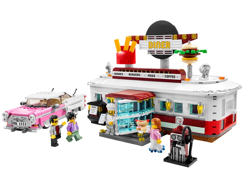 Lego BrickLink Restauracja z lat 50-tych