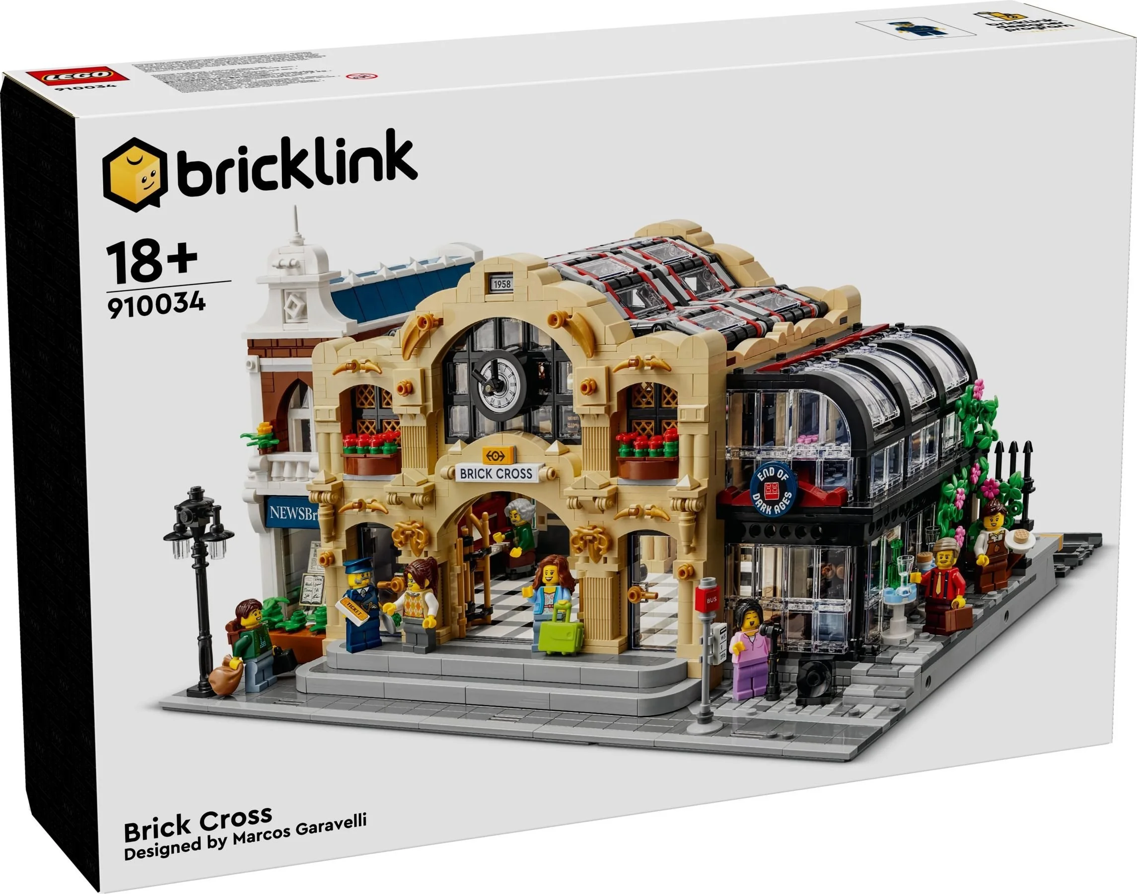 LEGO® 910034 Bricklink Dworzec Kolejowy - zdjęcie 4