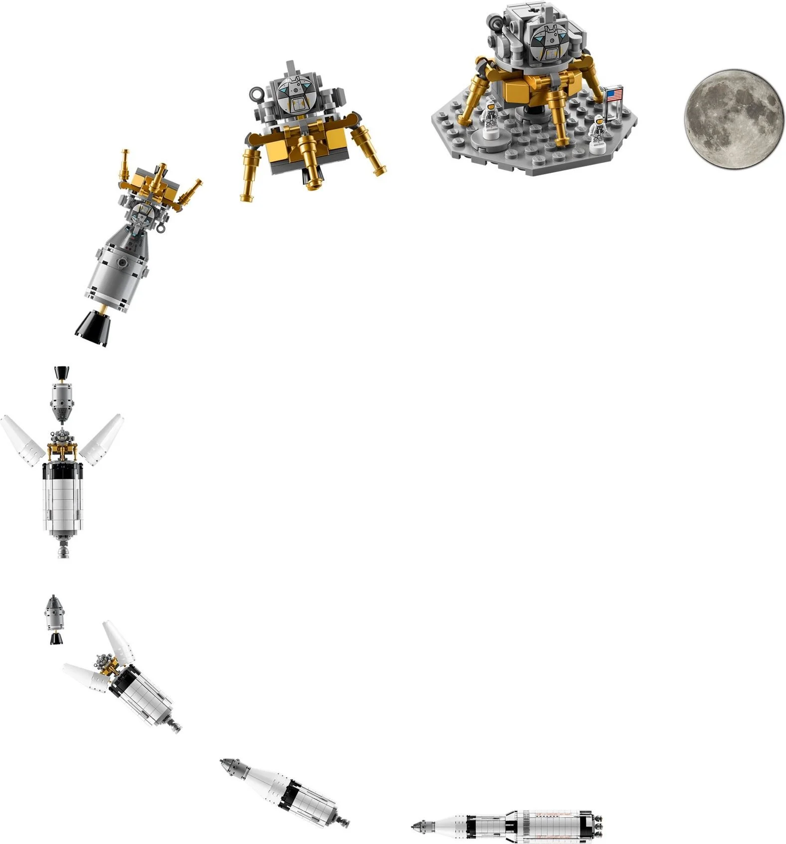 LEGO® 92176 Rakieta NASA Apollo Saturn V - zdjęcie 7