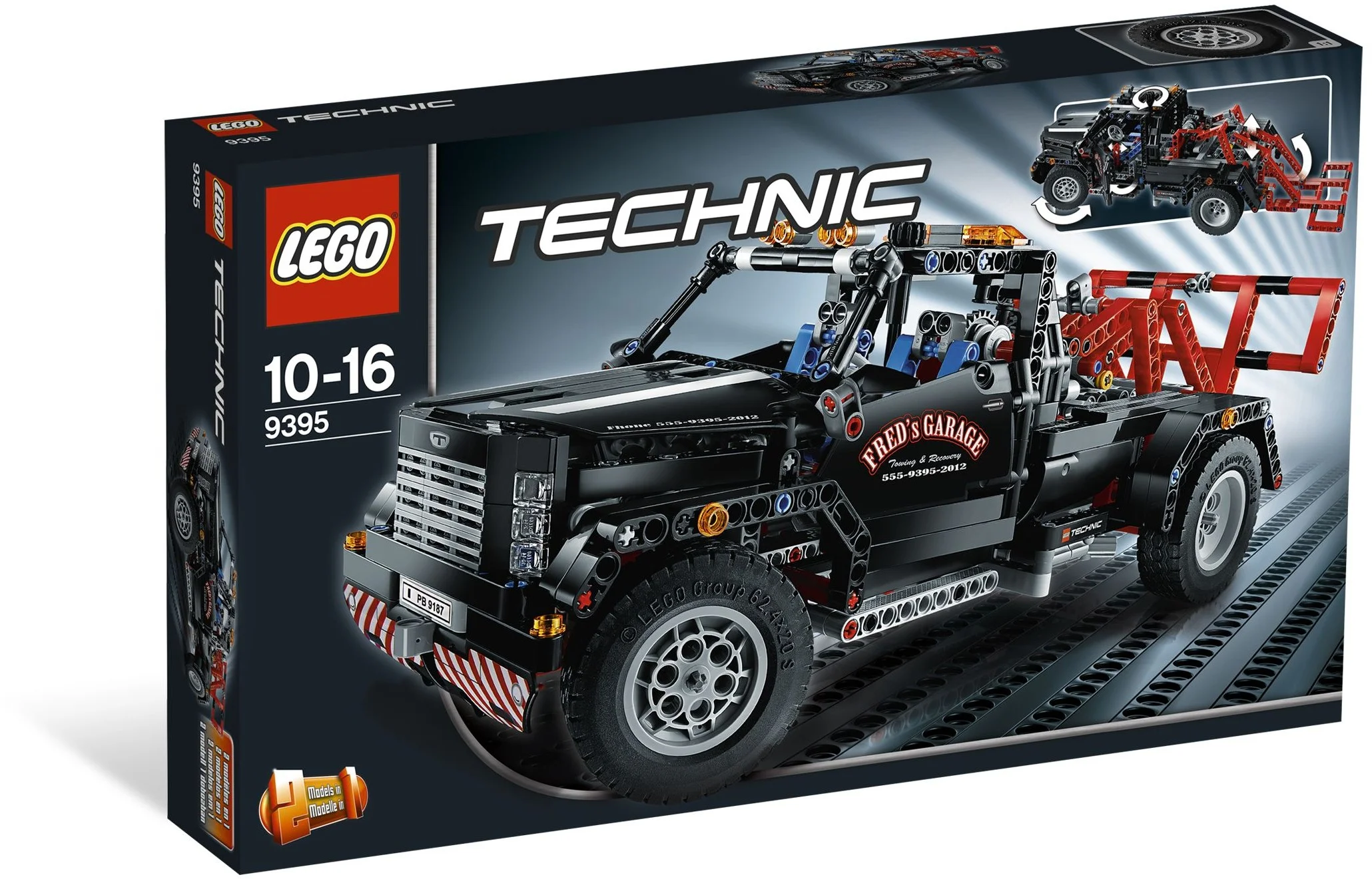 LEGO® 9395 Furgonetka Pomocy Drogowej Holownik Unikat z 2012r - zdjęcie 2