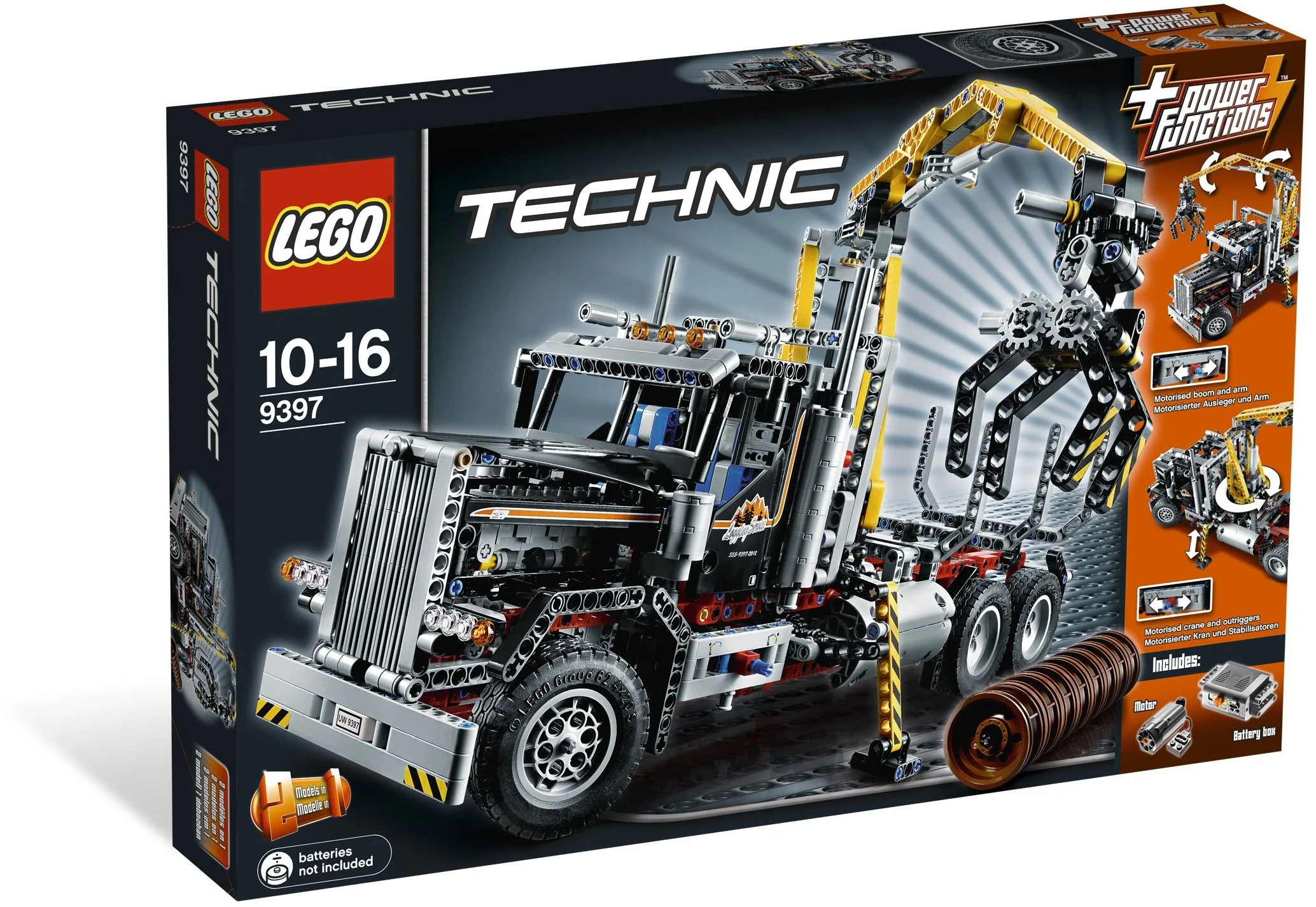 LEGO® 9397 Ciężarówka do Transportu Drewna - zdjęcie 1