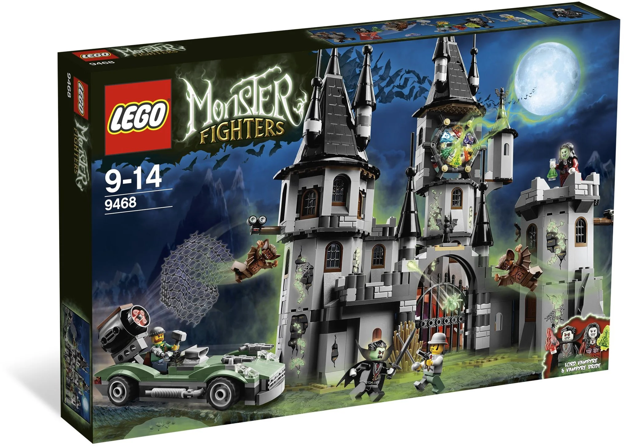 LEGO® 9468 Lego 9489 Monster Fighters Zamek Wampirów Vampyre Castle