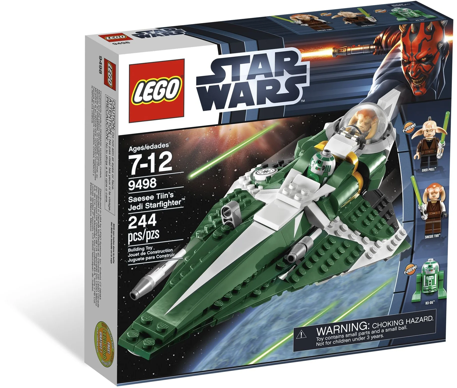 LEGO® 9498 Wars Gwiezdny myśliwiec Jedi Starfighter Saesee Tiin R3-D5 - zdjęcie 2