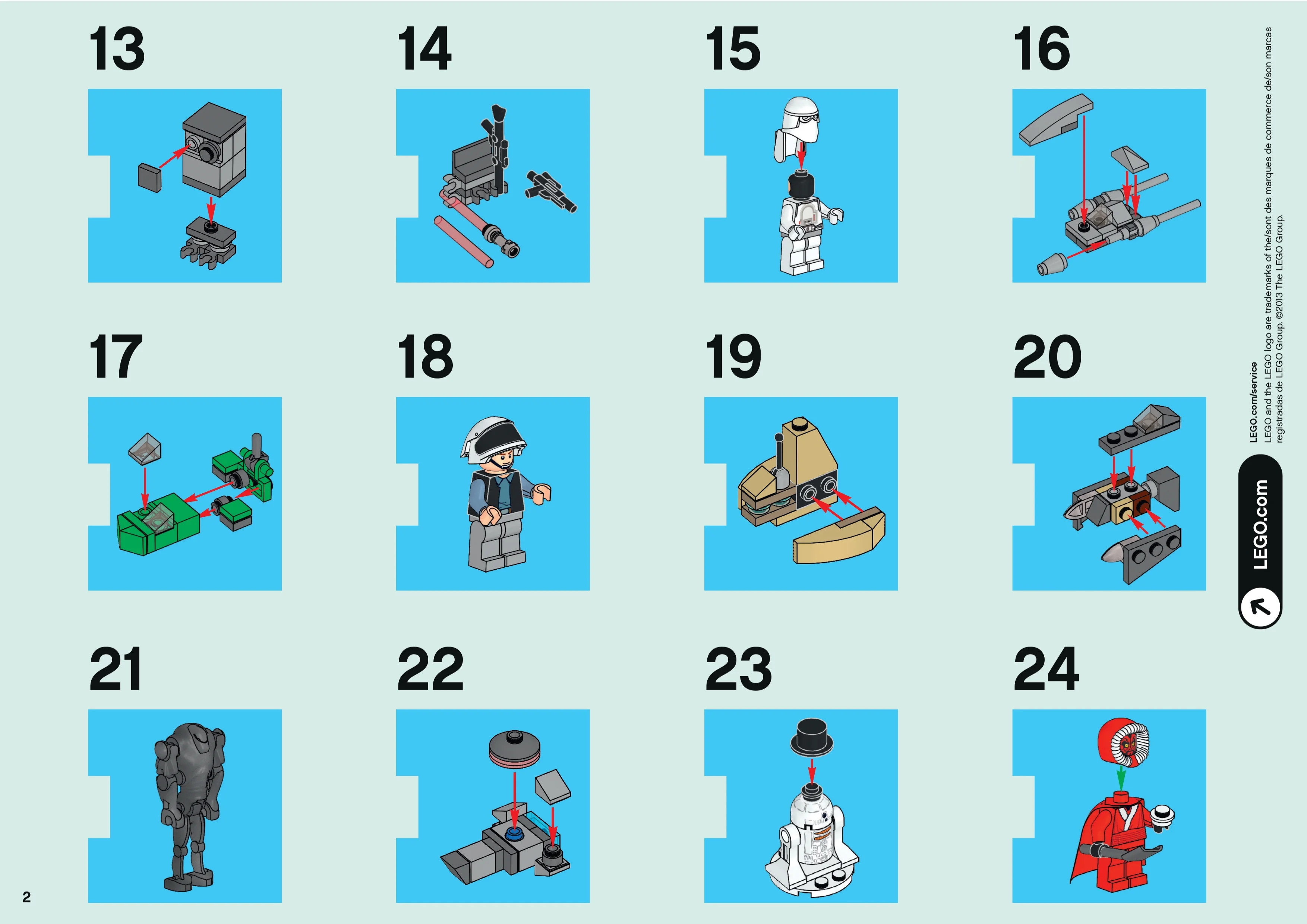 LEGO® 9509 Wars Kalendarz adwentowy - zdjęcie 4