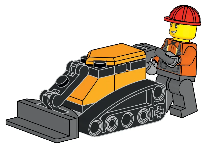LEGO® 951309 Construction Worker - zdjęcie 1