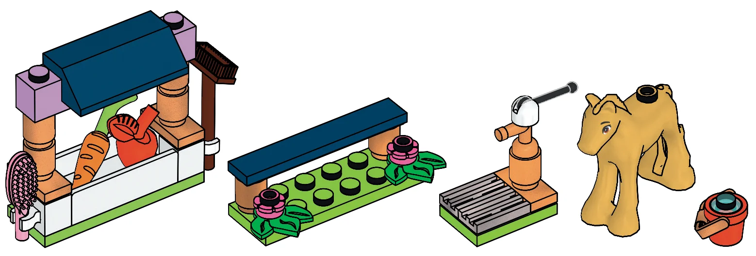 LEGO® 951445 Horse stables - zdjęcie 1