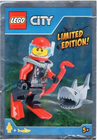 Diver and Shark