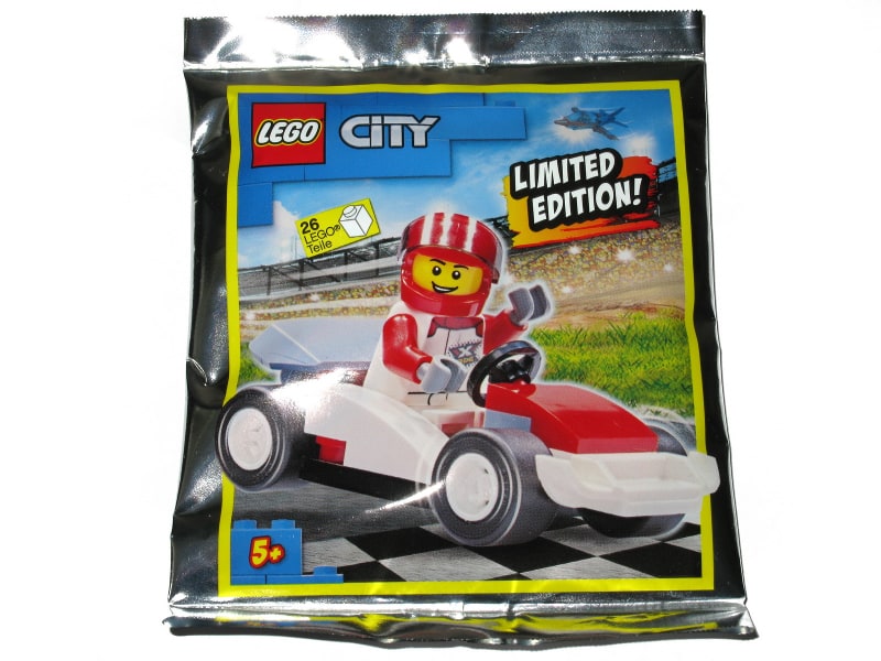 Zestaw Lego City Minifigure Polybag Driver and Race Car #