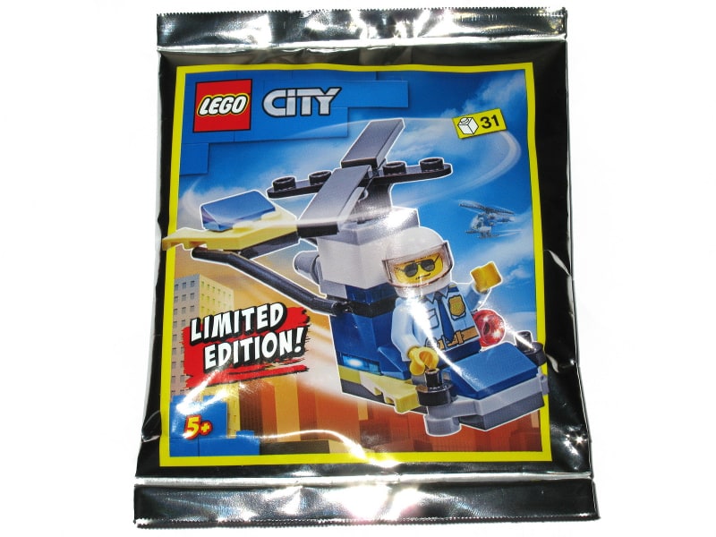 Zestaw Lego City Minifigure Polybag Policeman and Helicopter #