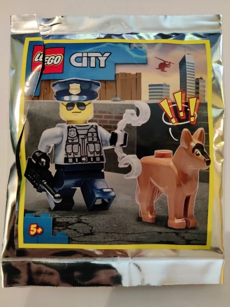 Zestaw Lego City Minifigure Polybag Police Officer with Dog #