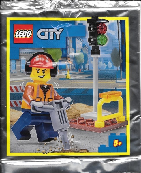 robotnik budowlaniec polybag saszetka minifigurka