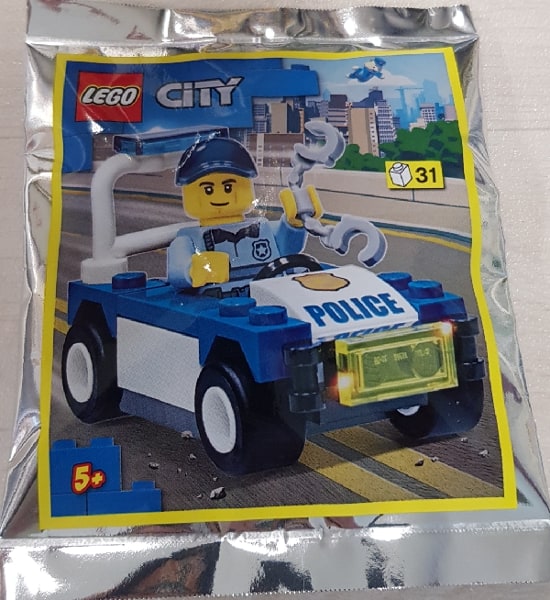 Zestaw Lego City Minifigure Polybag Policeman with Car #