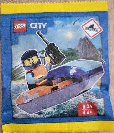 Minifigure Polybag Explorer with Water Scooter #