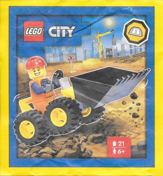 Zestaw Lego City Minifigure Polybag Builder with Digger #