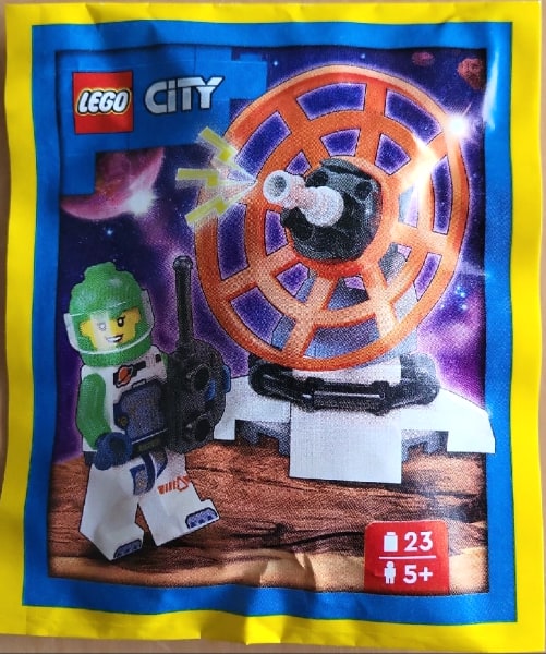 Zestaw Lego City Minifigure Polybag Astronaut with Space Satellite