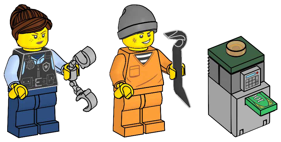 Zestaw Lego City Minifigure Polybag Police Chase #