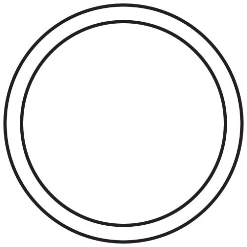 Small White Bands (Pack of 24)