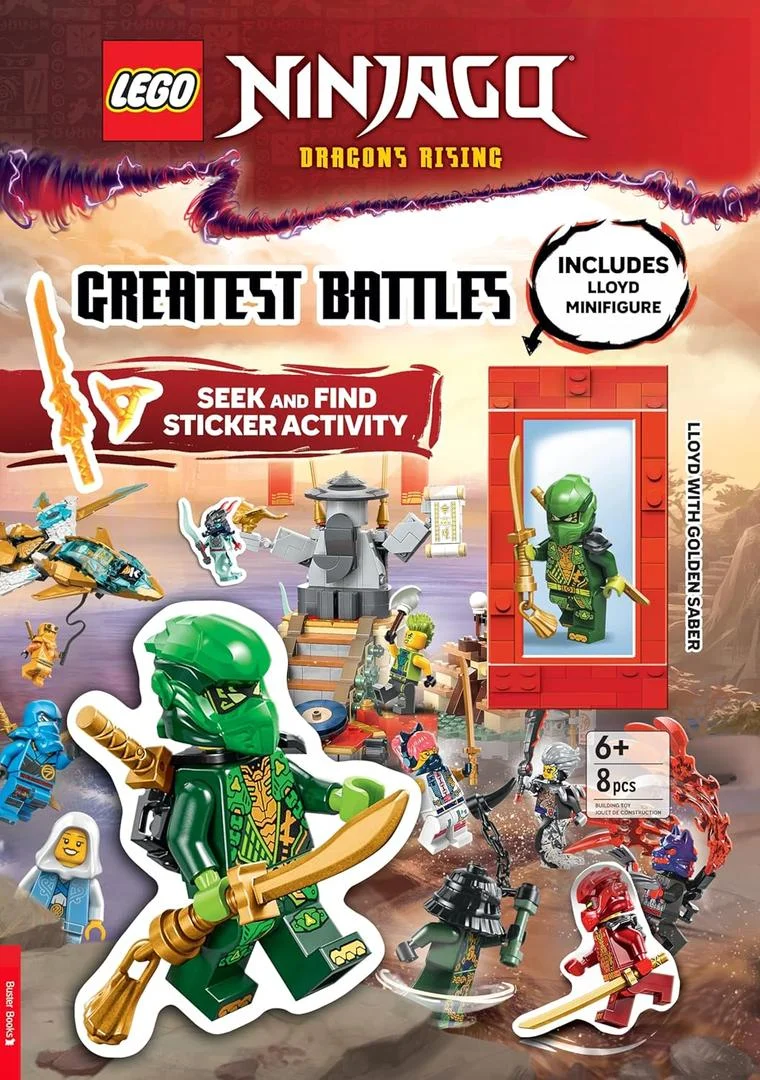 LEGO® 9781837251742 Ninjago: Dragons Rising: Search and Find Sticker Activity