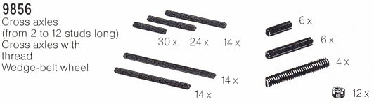 Assortment of Cross Axles