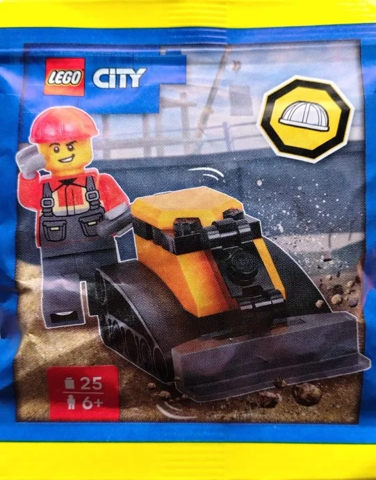 LEGO® 0002221 Construction Worker with Bulldozer - zdjęcie 1