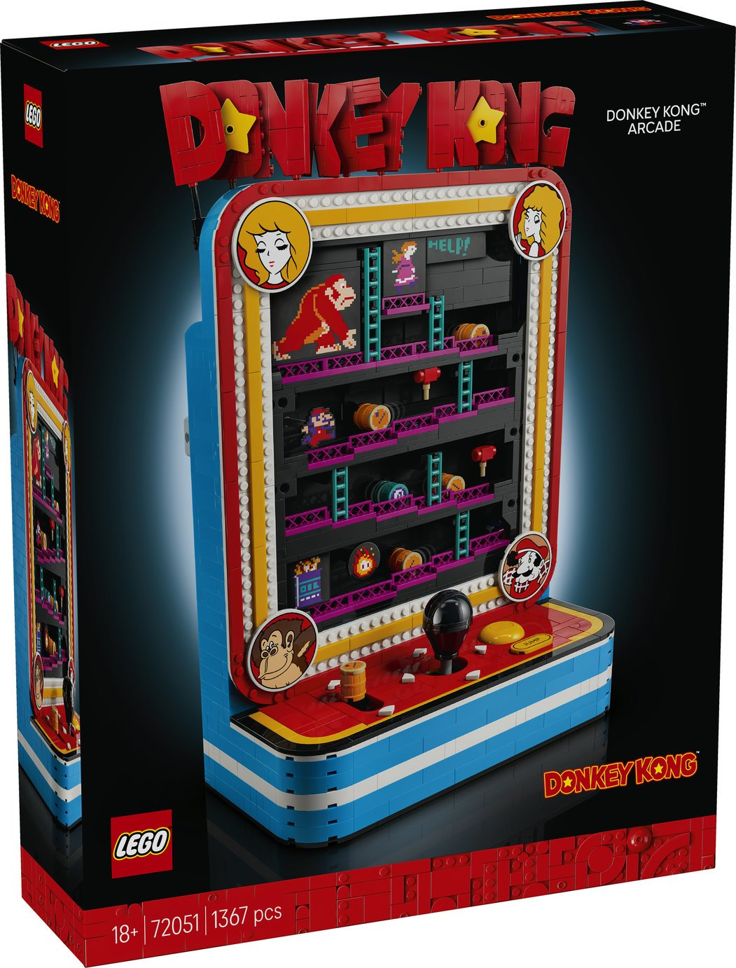 Zdjęcie pudełka LEGO 72051 Donkey Kong Arcade Game