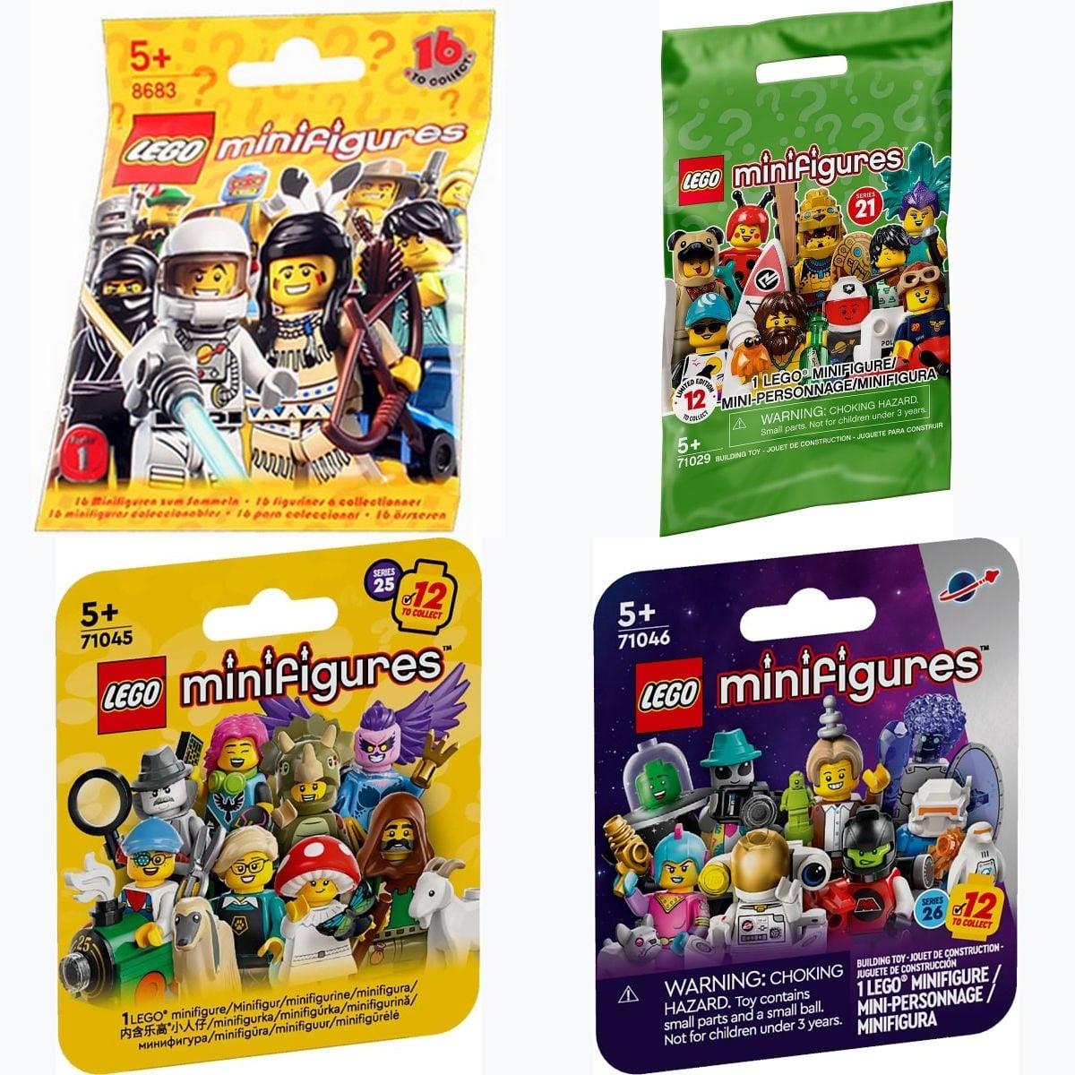 LEGO CMF: od pierwszej serii z 2010 roku po dzisiejsze pudełka