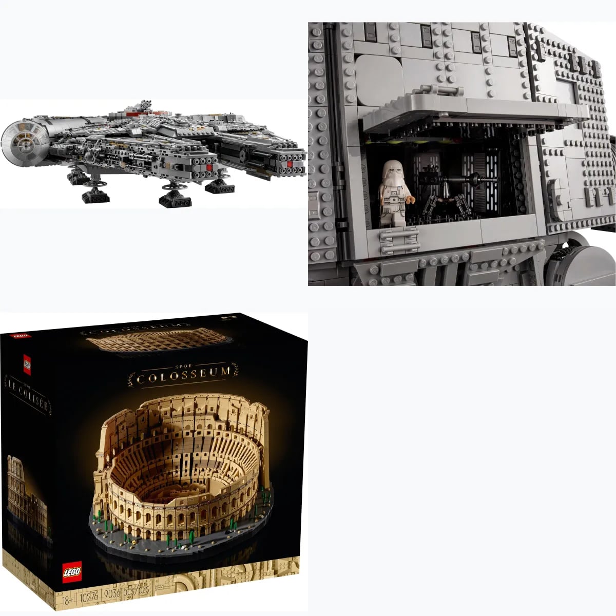 Kolaż zestawów LEGO jako inwestycja dla kolekcjonerów