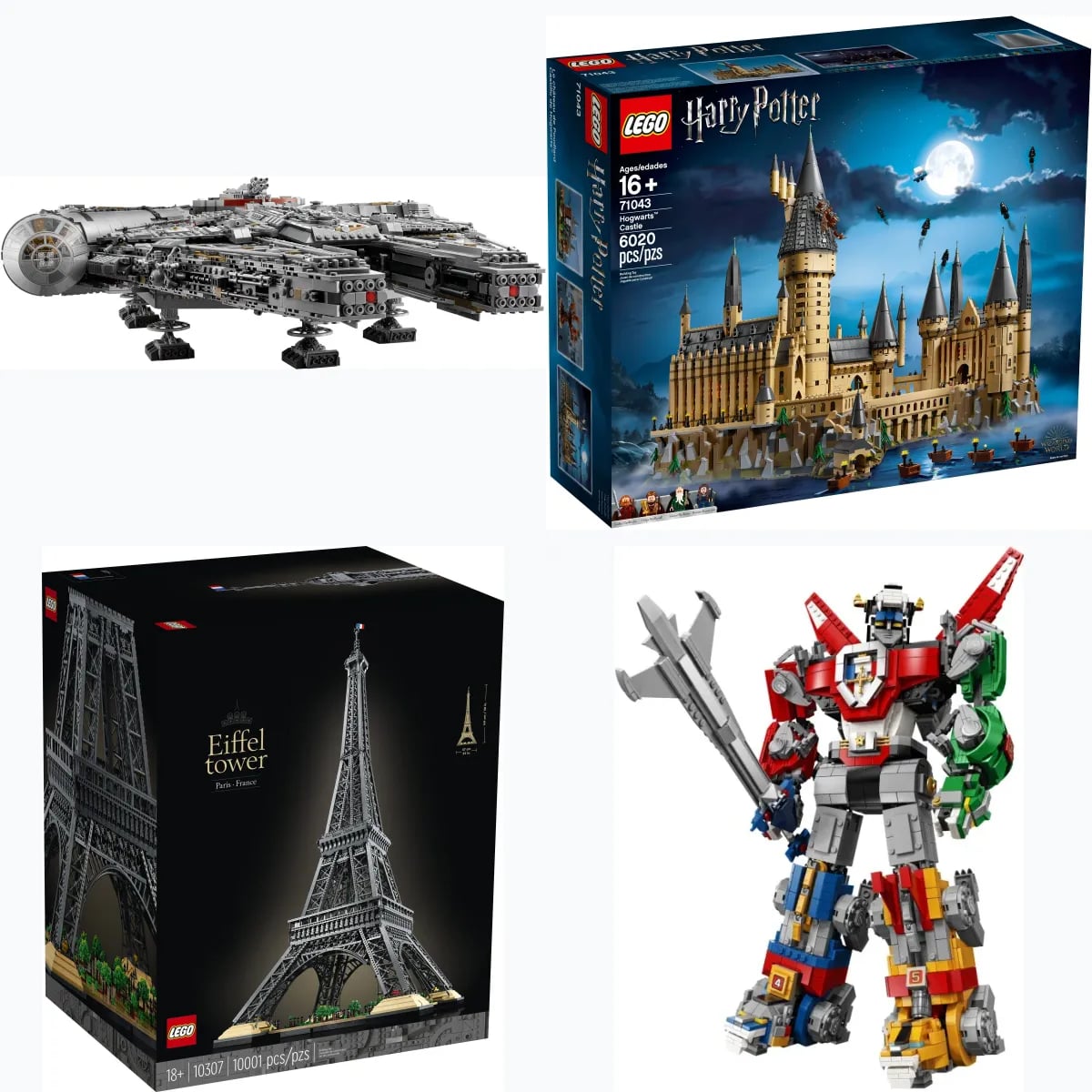 Przykłady dużych, kolekcjonerskich zestawów LEGO tego typu, jak w katalogu KlockiAlert