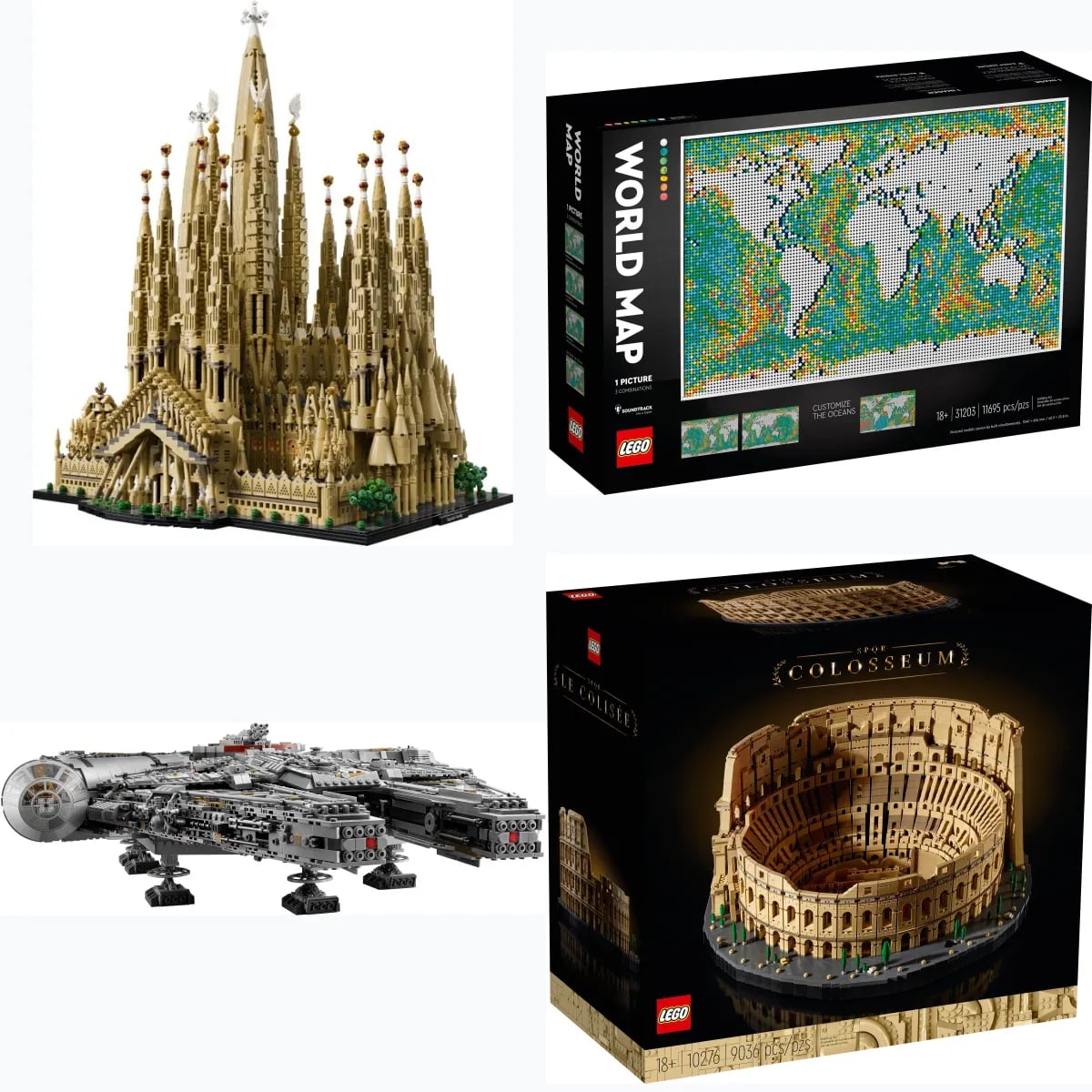 Czterej rekordziści w historii LEGO